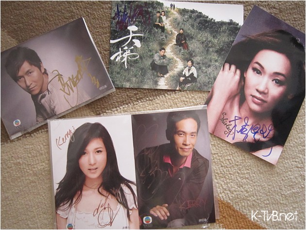 Moses Chan, Linda Chung, Joe Ma, Shirley Yeung, Kenny Wong's Autographs